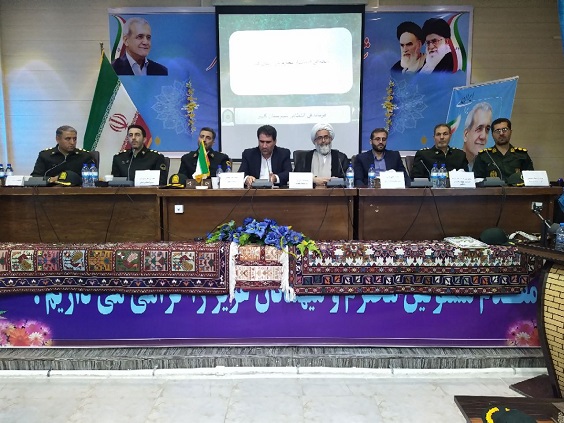مراسم تودیع و معارفه فرمانده انتظامی شهرستان کلیبر
